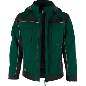 Winterjacke &quot;PRO&quot; L, grün/schwarz