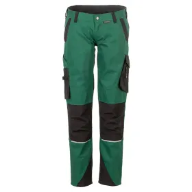 Damen Stretch-Bundhose &quot;NORIT&quot; grün/schwarz, 40