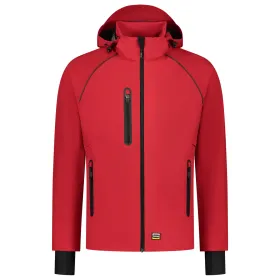 Hardshell Regenjacke &quot;402018&quot; Workwear L, red