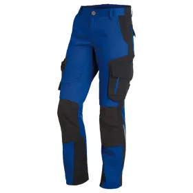 Damen-Arbeitshose &quot;ALMA&quot; 40, royalblau/schwarz