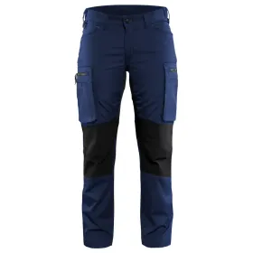 Damen Stretch Servicehose &quot;7159&quot; 166 g/m² marine/schwarz, 36