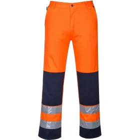 Warnschutz Bundhose &quot;SEVILLA&quot; L, orange/marine