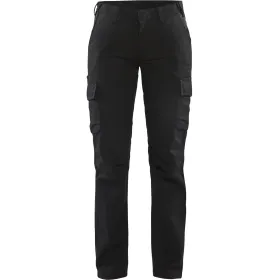 Damen Stretch Bundhose &quot;7144&quot; Industrie schwarz, C38