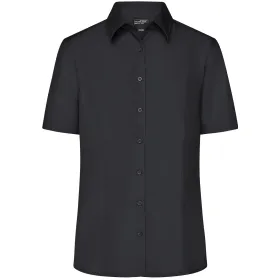 Damen Business-Bluse kurzarm &quot;JN643&quot; black, L