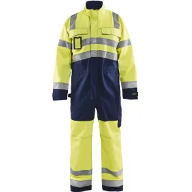 Warnschutz Overall "6373" C50, gelb/marine