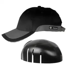 Cap mit Anstoßkappe &quot;GREG&quot; EN 812  schwarz