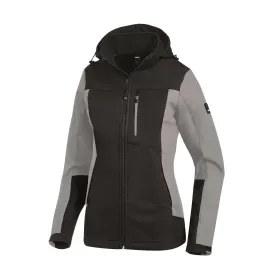 Damen Softshelljacke &quot;JULIA&quot; M, grau/schwarz