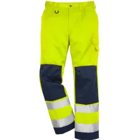 Warnschutz Bundhose &quot;2001 TH&quot; gelb/marine, C48