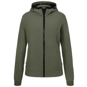 Damen Softshell Kapuzenjacke &quot;JN1145&quot; S, olive/camouflage