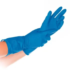 Latex Arbeitshandschuhe "BETTINA" 8 (M), Blau