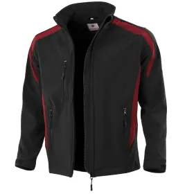Softshelljacke &quot;1020&quot; XL, schwarz/rot