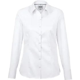 Bluse &quot;BUSINESS&quot; langarm 106 Weiß, S