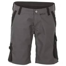 Damen Stretch-Shorts "Norit" schiefer/schwarz, 4XL