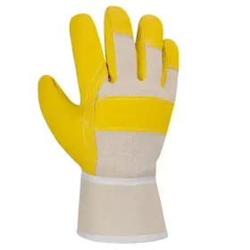 Kunstleder-Arbeitshandschuhe &quot;PVWA-TOP&quot; gelb  10 (XL)