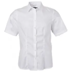 Damen Kurzarm Bluse &quot;JN683&quot; white, S