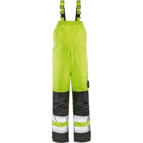 Warnschutz Winter-Latzhose &quot;ATLANTA&quot; L, gelb/grau