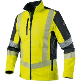 Warnschutz Stretch Bundjacke &quot;2042-844&quot; warngelb/anthrazit, 44/46