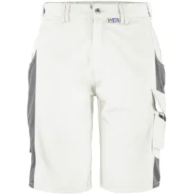 Shorts &quot;BESTWORK NEW&quot; 52, weiß/grau