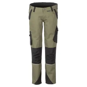 Damen Stretch-Bundhose &quot;NORIT&quot; 38, oliv/schwarz