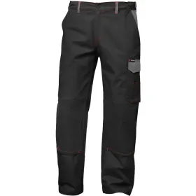 Bundhose Twill 245g/m²  56, schwarz/grau