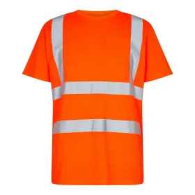 Warnschutz T-Shirt &quot;9541-151&quot; Safety Kl. 2 UV-Schutz Orange, L