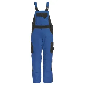 Premium Latzhose ECKHARD &quot;Twill 300&quot; 50, royalblau/schwarz