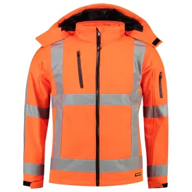 Warnschutz Softshelljacke RWS &quot;403003&quot; Safety Orange, 8XL