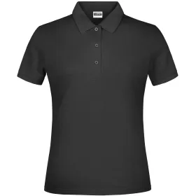 Damen Basic Polo Lady M, black