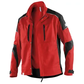 Arbeitsjacke &quot;ACTIVIQ&quot; L, mittelrot/schwarz