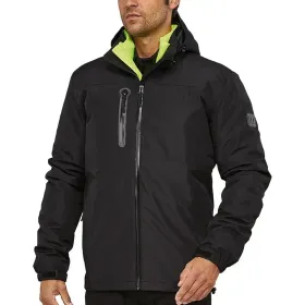 Funktionsjacke 3in1 &quot;PERFORMER&quot; XS, schwarz/grün