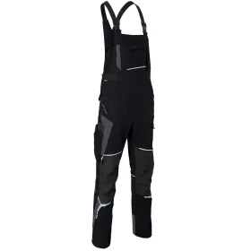 Latzhose BODYFORCE anthrazit/schwarz, 50