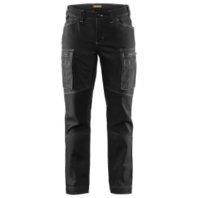 Damen Jeans Stretch Servicehose "7159" schwarz, 48
