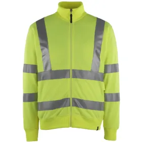 Warnschutz Sweatjacke "MARINGA" Safe Classic XL, flourgelb