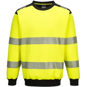 Warnschutz Sweatshirt &quot;PW379&quot; PW3 M, gelb/schwarz