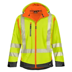 Warnschutz Softshelljacke &quot;HOUSTON&quot; L, gelb/orange