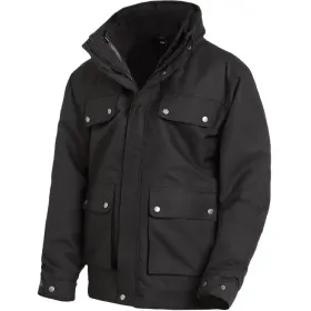 Winterjacke &quot;MATTHIAS&quot; 2-in-1 schwarz XXL
