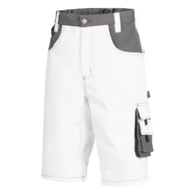 Arbeitsshorts &quot;MOTION TEX PLUS&quot; 68, weiß/grau