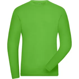 Bio Stretch Langarmshirt &quot;JN1804&quot; UV-Schutz lime-green, XL