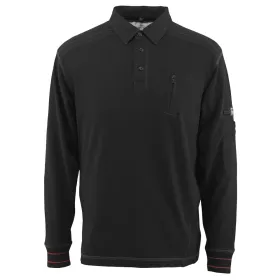 Polo-Sweatshirt "IOS" Frontline schwarz, 3XL