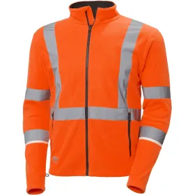 Warnschutz Fleecejacke &quot;UC-ME&quot; Nachtleuchtend Orange, M