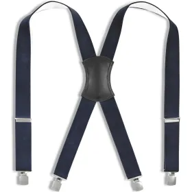 Hosenträger mit Stahlclipsen "ACHIM" 120cm marine