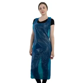 PE-Schürzen gehämmert 80x125cm blau | 500 Stk. pro Karton 