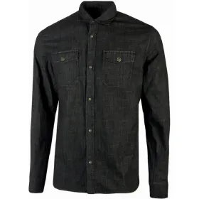 Jeanshemd lang &quot;MAPLE&quot; Exciting black carbon, XL (DE size: L)