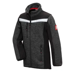 Kinder Strick-Softshelljacke &quot;MOTION TEX KIDS&quot; 122/128, schwarz