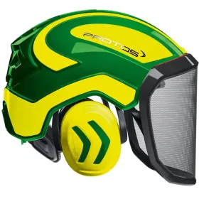 Forsthelm "INTEGRAL FOREST" fein F39 grün/neongelb