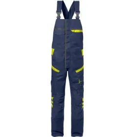 Latzhose &quot;1555 STFP&quot; Fusion Skarup C54, marine/gelb