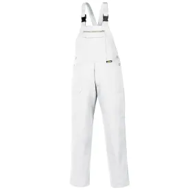 Latzhose 290g/m² &quot;BASIC&quot; Baumwolle 50, Weiß