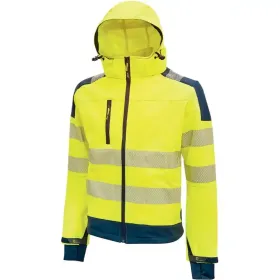 Warnschutz Softshelljacke &quot;MIKY&quot; Hi-Light yellow, 3XL (DE size: XXL)