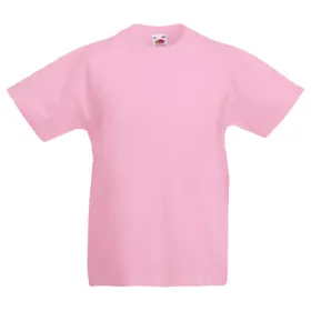 Kinder T-Shirt &quot;F140K&quot; 100% Baumwolle Valueweight 140, light pink