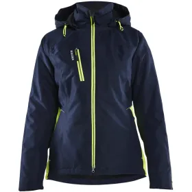 Damen Funktionsjacke &quot;4972&quot; XXL, dunkelmarine/gelb